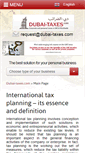 Mobile Screenshot of dubai-taxes.com